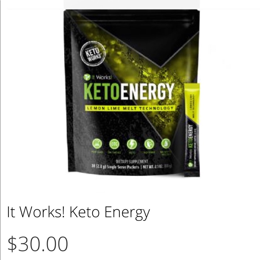 SOLD—ItWorks! Keto Energy🍋 Lemon Lime
